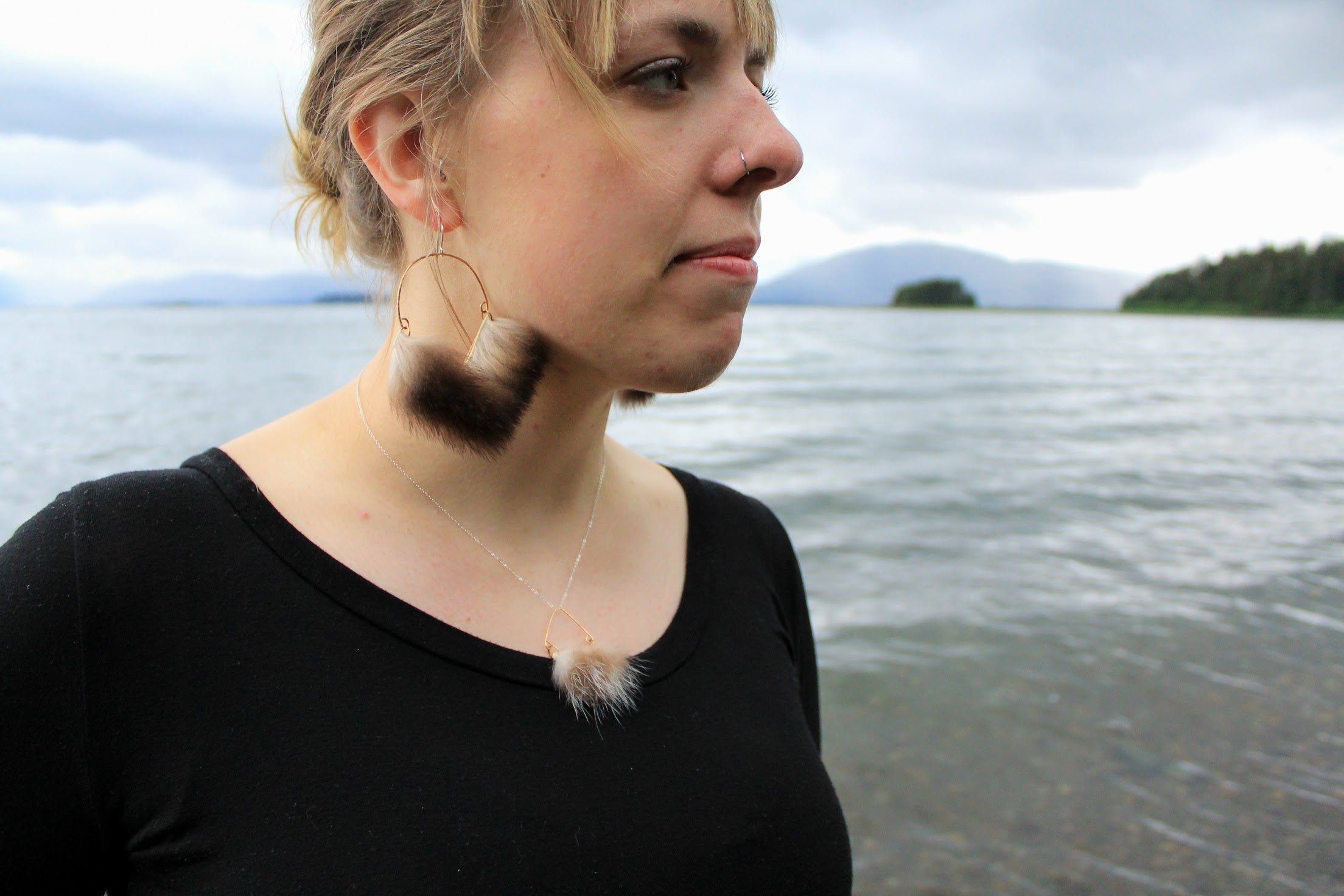 modern fur jewelry inspired by the ocean